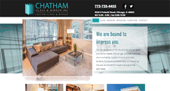 Desktop Screenshot of chathamglassandmirror.com
