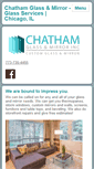 Mobile Screenshot of chathamglassandmirror.com